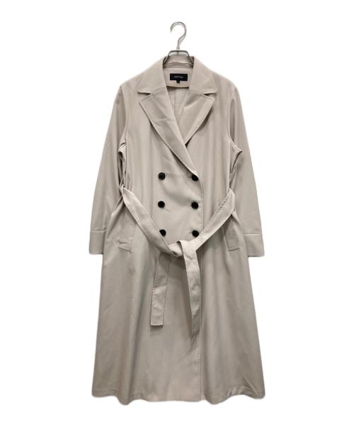 UNTITLED（アンタイトル）UNTITLED (アンタイトル) バックサテン トレンチコート アイボリー サイズ:3の古着・服飾アイテム