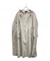 UNTITLED (アンタイトル) バックサテン トレンチコート アイボリー サイズ:3：7000円