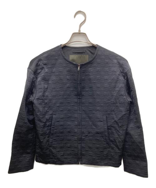 MACKINTOSH LONDON（マッキントッシュ ロンドン）MACKINTOSH LONDON (マッキントッシュ ロンドン) ビジューノーカラージャケット ブラック サイズ:38 未使用品の古着・服飾アイテム