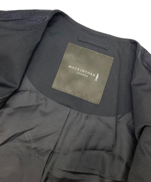 MACKINTOSH LONDON（マッキントッシュ ロンドン）MACKINTOSH LONDON (マッキントッシュ ロンドン) ビジューノーカラージャケット ブラック サイズ:38 未使用品の古着・服飾アイテム