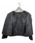 MACKINTOSH LONDON (マッキントッシュ ロンドン) ビジューノーカラージャケット ブラック サイズ:38 未使用品：7000円