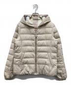 BLUE LABEL CRESTBRIDGEブルーレーベルクレストブリッジ）の古着「リバーシブルダウンジャケット」｜ベージュ