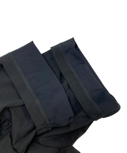 BLUE LABEL CRESTBRIDGE（ブルーレーベルクレストブリッジ）BLUE LABEL CRESTBRIDGE (ブルーレーベルクレストブリッジ) チェック切替半袖ワンピース ブラック サイズ:38の古着・服飾アイテム
