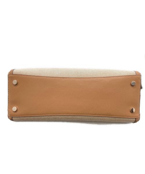 Kate Spade（ケイトスペード）Kate Spade (ケイトスペード) ヴォヤージュ キャンバス ラージ ワーク トート ベージュの古着・服飾アイテム