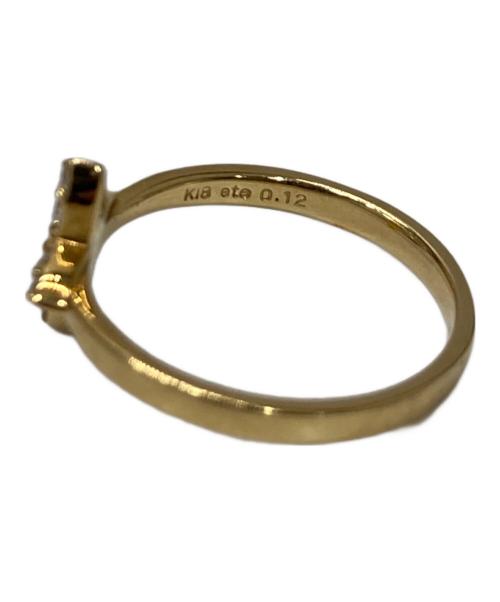 ete（エテ）ete (エテ) K18ダイヤモンドクロスリング サイズ:9号の古着・服飾アイテム