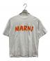 MARNI（マルニ）の古着「レタリングプリント オーバーサイズTシャツ」｜ホワイト×オレンジ