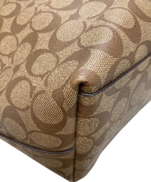 COACH（コーチ）COACH (コーチ) シグネチャートートバッグ ブラウンの古着・服飾アイテム