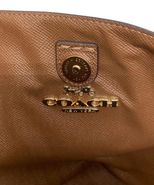 COACH（コーチ）COACH (コーチ) シグネチャートートバッグ ブラウンの古着・服飾アイテム
