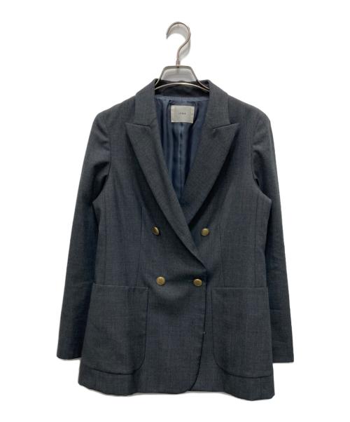 IENA（イエナ）IENA (イエナ) ウールダブルブレストジャケット グレー サイズ:36の古着・服飾アイテム