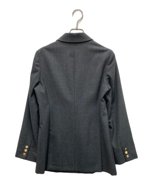 IENA（イエナ）IENA (イエナ) ウールダブルブレストジャケット グレー サイズ:36の古着・服飾アイテム