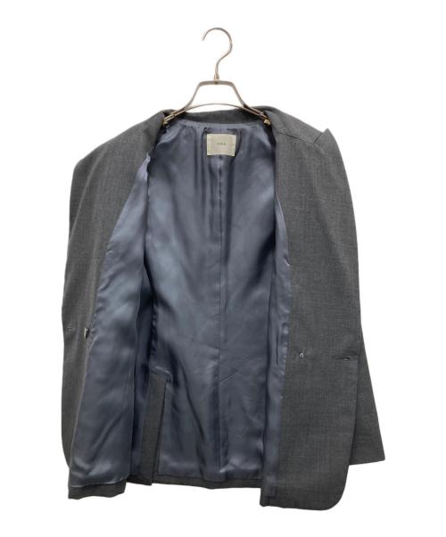 IENA（イエナ）IENA (イエナ) ウールダブルブレストジャケット グレー サイズ:36の古着・服飾アイテム
