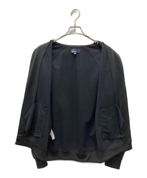 FRED PERRY（フレッドペリー）FRED PERRY (フレッドペリー) TWIN TAPE TRACK JACKET ブラック サイズ:Lの古着・服飾アイテム