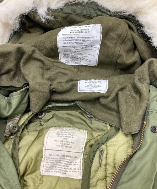 US ARMY（ユーエスアーミー）US ARMY (ユーエスアーミー) Ｍ-65 フィッシュテールパーカ フルセット グリーン サイズ:シェルXS・ライナーSの古着・服飾アイテム