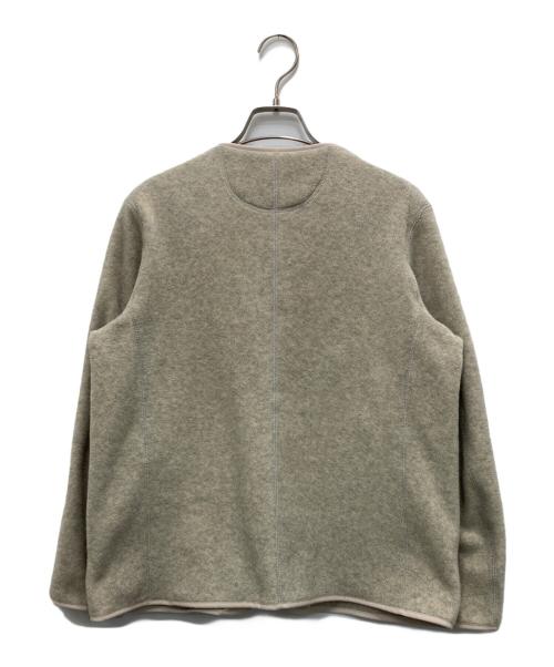 DANTON（ダントン）DANTON (ダントン) FLEECE COLLARLESS JACKET ベージュ サイズ:36の古着・服飾アイテム