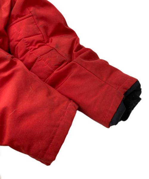 Schott（ショット）Schott (ショット) ファー付ダウンジャケット レッド サイズ:Sの古着・服飾アイテム