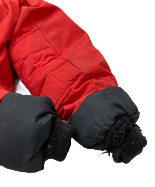 Schott（ショット）Schott (ショット) ファー付ダウンジャケット レッド サイズ:Sの古着・服飾アイテム