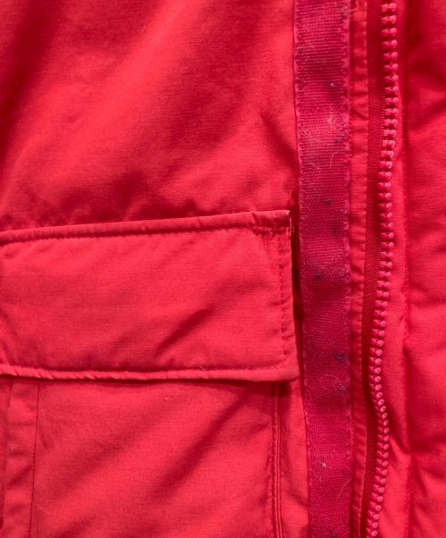 Schott（ショット）Schott (ショット) ファー付ダウンジャケット レッド サイズ:Sの古着・服飾アイテム