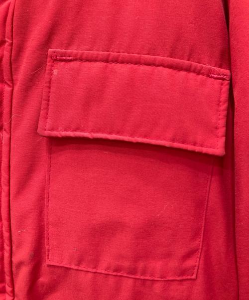 Schott（ショット）Schott (ショット) ファー付ダウンジャケット レッド サイズ:Sの古着・服飾アイテム