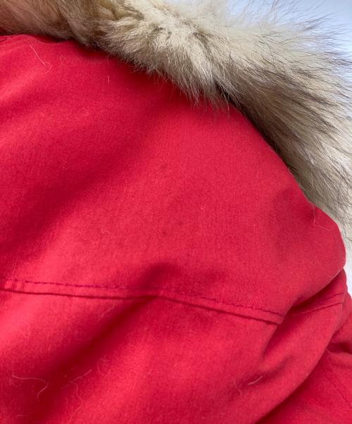 Schott（ショット）Schott (ショット) ファー付ダウンジャケット レッド サイズ:Sの古着・服飾アイテム