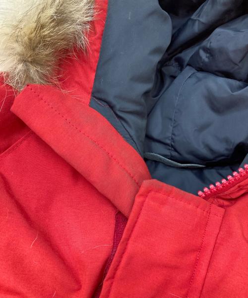 Schott（ショット）Schott (ショット) ファー付ダウンジャケット レッド サイズ:Sの古着・服飾アイテム