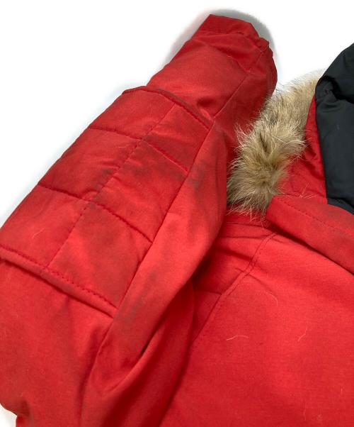 Schott（ショット）Schott (ショット) ファー付ダウンジャケット レッド サイズ:Sの古着・服飾アイテム