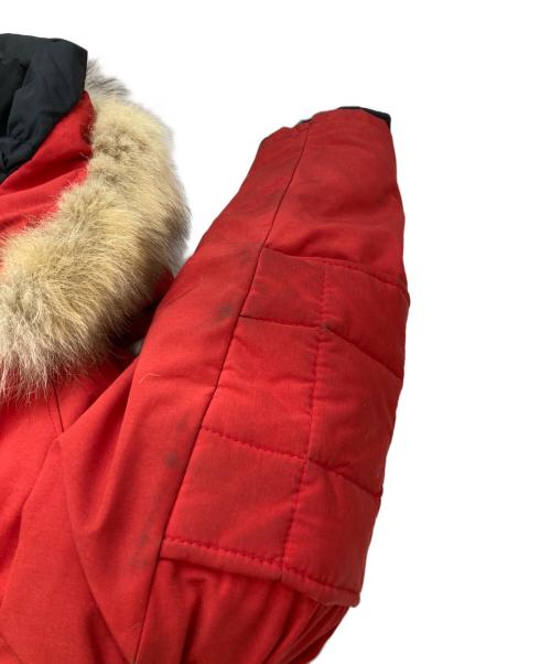 Schott（ショット）Schott (ショット) ファー付ダウンジャケット レッド サイズ:Sの古着・服飾アイテム