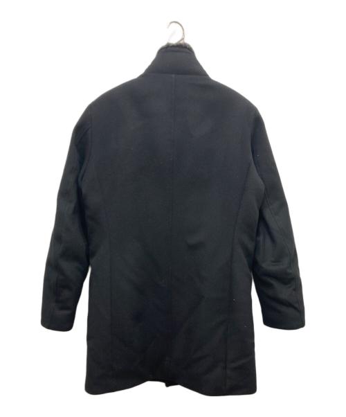 MOORER（ムーレー）MOORER (ムーレー) シングルブレスト パデッド コート ブラック サイズ:48の古着・服飾アイテム