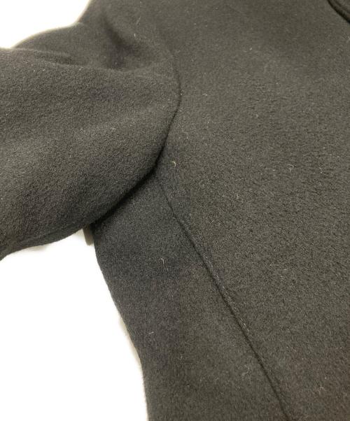 MOORER（ムーレー）MOORER (ムーレー) シングルブレスト パデッド コート ブラック サイズ:48の古着・服飾アイテム