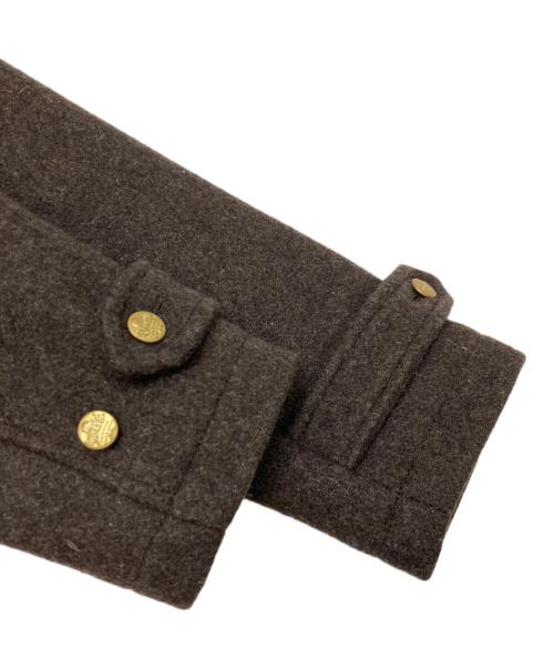 ORGUEIL（オルゲイユ）ORGUEIL (オルゲイユ) ウールPコート ブラウン サイズ:36の古着・服飾アイテム