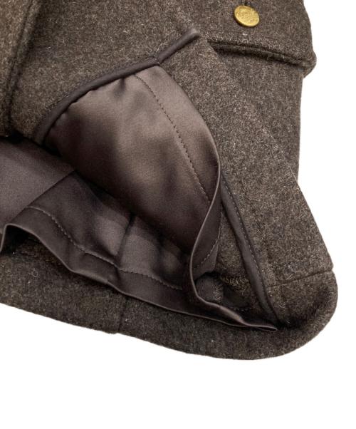 ORGUEIL（オルゲイユ）ORGUEIL (オルゲイユ) ウールPコート ブラウン サイズ:36の古着・服飾アイテム