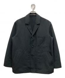 UNIversal FORM（ユニバーサルフォルム）の古着「UTILITY 2WAY POCKET SHOP COAT」｜ブラック