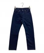 LEVI'Sリーバイス）の古着「501後染めデニムパンツ」｜ネイビー
