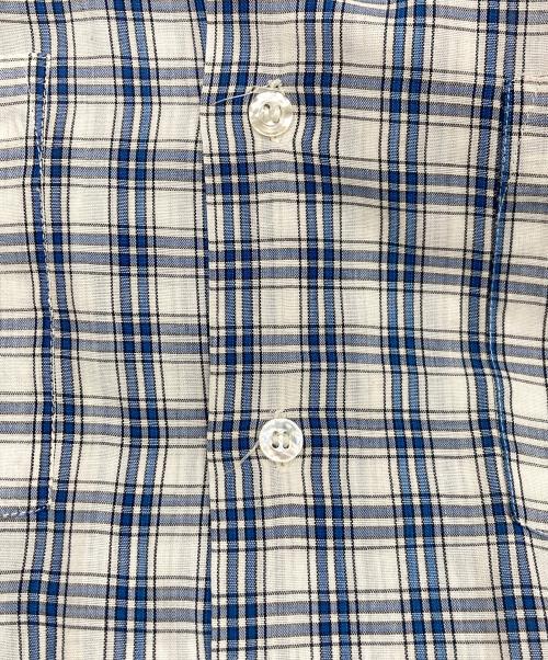 J.C.PENNY（ジェーシーペニー）J.C.PENNY (ジェーシーペニー) チェックシャツ ホワイト×ブルー サイズ:Mの古着・服飾アイテム