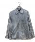 J.C.PENNY（ジェーシーペニー）の古着「チェックシャツ」｜ホワイト×ブルー