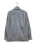 J.C.PENNY (ジェーシーペニー) チェックシャツ ホワイト×ブルー サイズ:M：6000円