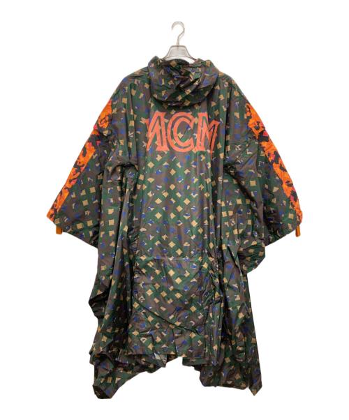 MCM（エムシーエム）MCM (エムシーエム) CAMO PONCHO COAT オリーブ サイズ:Mの古着・服飾アイテム