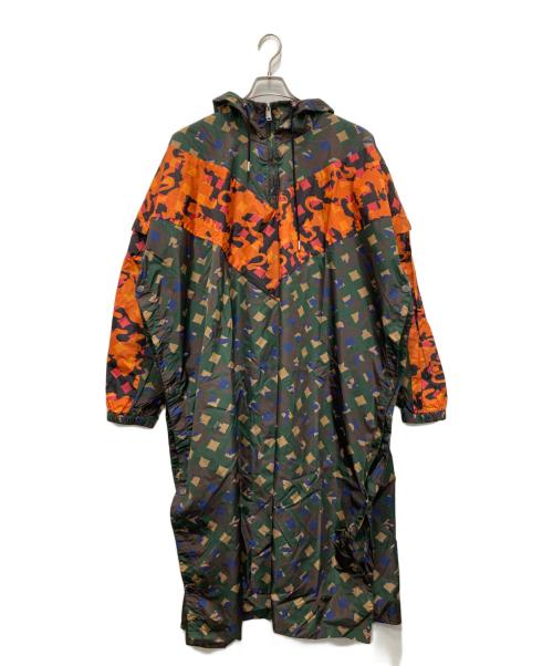 MCM（エムシーエム）MCM (エムシーエム) CAMO PONCHO COAT オリーブ サイズ:Mの古着・服飾アイテム