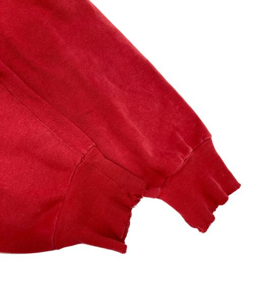 stussy（ステューシー）stussy (ステューシー) ロゴ刺繍パーカー レッド サイズ:Lの古着・服飾アイテム