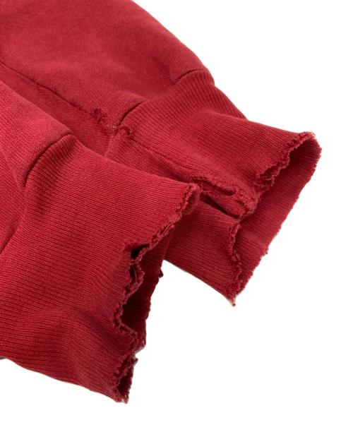 stussy（ステューシー）stussy (ステューシー) ロゴ刺繍パーカー レッド サイズ:Lの古着・服飾アイテム