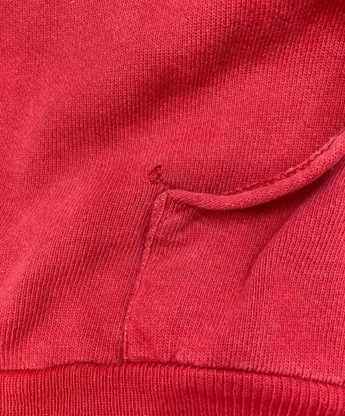 stussy（ステューシー）stussy (ステューシー) ロゴ刺繍パーカー レッド サイズ:Lの古着・服飾アイテム