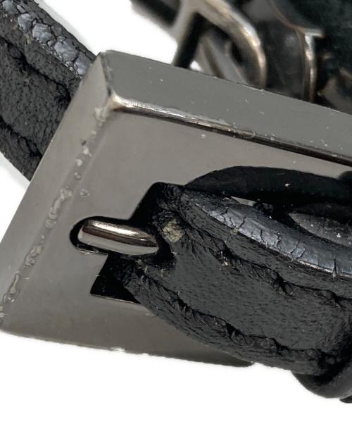 FENDI（フェンディ）FENDI (フェンディ) ロゴショルダーバッグ ブラウンの古着・服飾アイテム