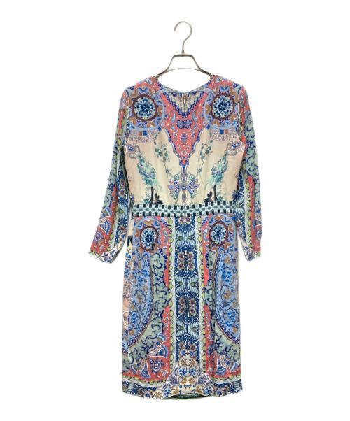 ETRO（エトロ）ETRO (エトロ) 総柄ワンピース マルチカラー サイズ:38の古着・服飾アイテム