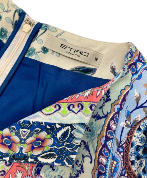ETRO（エトロ）ETRO (エトロ) 総柄ワンピース マルチカラー サイズ:38の古着・服飾アイテム