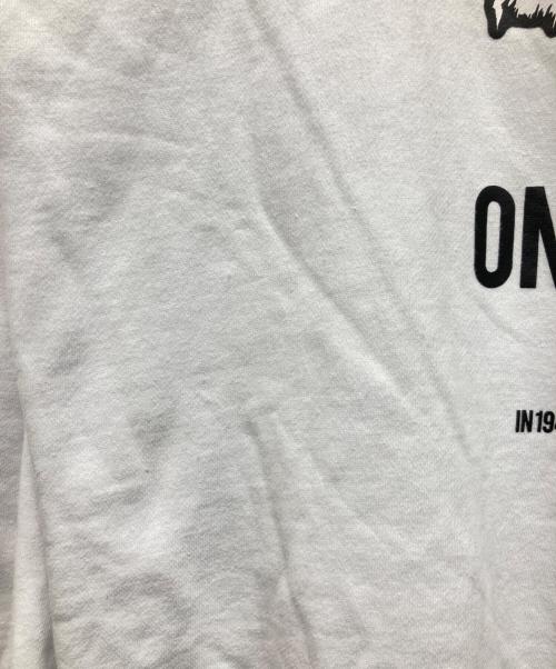 Onitsuka Tiger（オニツカタイガー）Onitsuka Tiger (オニツカタイガー) リメイクドッキングスウェット ホワイト×グレー サイズ:Mの古着・服飾アイテム