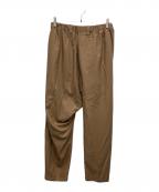 ISSEY MIYAKE MENイッセイミヤケメン）の古着「SWINGイージーパンツ」｜ベージュ