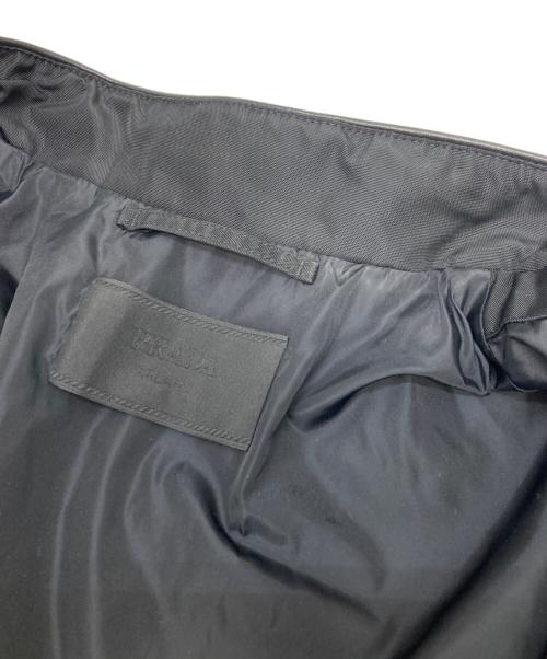 PRADA（プラダ）PRADA (プラダ) tab biker jacket ブラック サイズ:46の古着・服飾アイテム