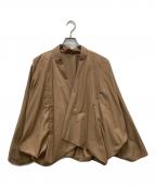 IM MENアイム メン）の古着「ラペルレスジャケット」｜ベージュ