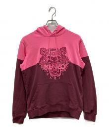 KENZO（ケンゾー）の古着「タイガー刺繍パーカー」｜ピンク