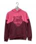 KENZO（ケンゾー）の古着「タイガー刺繍パーカー」｜ピンク