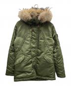 TATRASタトラス）の古着「ミリタリーブルゾンダウン」｜グリーン